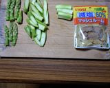 ヨウサマの減塩エビとイカの塩炒め作り方1写真