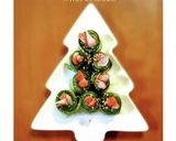 くるくるキュウリ酢の物☆クリスマスカラー作り方9写真