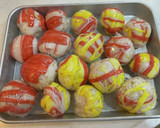カニカマとゴロっと🦐海老の手毬寿司🍣作り方23写真