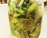 わさびの葉（花わさび・葉わさび）醤油漬け作り方8写真