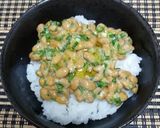 ニラ納豆オリーブオイル掛け作り方3写真