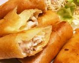 鶏むね肉とチーズの春巻き作り方4写真