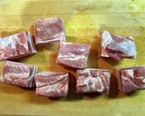 豚バラ肉と筍の甘辛煮作り方1写真