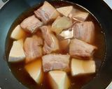 豚バラ肉と筍の甘辛煮作り方6写真