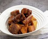 豚バラ肉と筍の甘辛煮作り方8写真