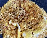 日清焼きそばアレンジ、お好み風、ヘルシー作り方2写真