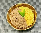 ふっくらジューシー♡鶏そぼろの二色丼作り方10写真