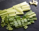 簡単！銀鮭小松菜の白だし黒胡椒炒め作り方3写真