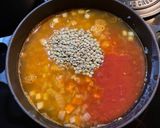 Lentil tomato soup作り方6写真