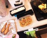 鮭とジャーマンポテト弁当作り方1写真
