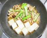 鶏肉とチンゲン菜とハンペンの中華あんかけ作り方6写真