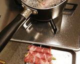 豚とホウレン草の胡麻和え作り方6写真