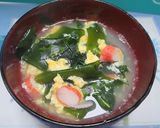 三陸産塩蔵わかめの卵焼きとかきたま汁作り方7写真