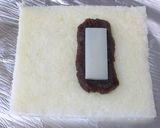 サンドイッチパンで餅入揚あんぱん＊時々莓作り方4写真