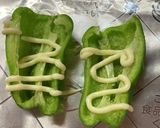 【お弁当】ピーマンのマヨチーズ焼き作り方1写真