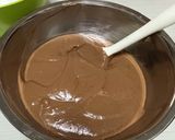 チョコスフレ☆焼き縮み無し湯煎焼きレシピ作り方13写真