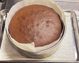 チョコスフレ☆焼き縮み無し湯煎焼きレシピ作り方26写真