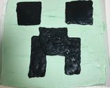 マインクラフト　クリーパーケーキ作り方9写真