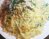 簡単☆水菜と豚肉の塩レモン焼きそば作り方4写真