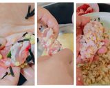 材料6つでできるわかめ入りロールカツ☆作り方3写真