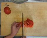 新玉ねぎとトマトの昆布つゆ和え作り方2写真