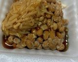 おつまみに　子どもも大好き　オム納豆作り方1写真