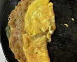 おつまみに　子どもも大好き　オム納豆作り方4写真