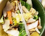 レンジ肉無中華風マヨ生姜味白砂筍回鍋肉風作り方15写真