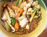 レンジ肉無中華風マヨ生姜味白砂筍回鍋肉風作り方19写真