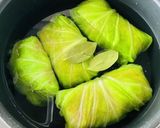 ロールキャベツ　コンソメ作り方8写真