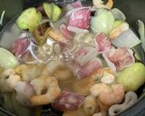 簡単。夏野菜のシーフードカレー作り方5写真