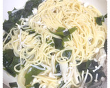 【三陸産塩蔵わかめ】を使った和風パスタ作り方5写真