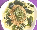 【三陸産塩蔵わかめ】を使った和風パスタ作り方7写真