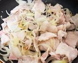 焼肉のタレで出来る　豚玉炒め作り方3写真