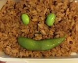 枝豆でかわいく！枝豆アート♪作り方1写真