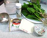 ツナとほうれん草の餃子皮タルト作り方1写真