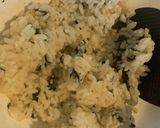 ベーコンエッグ　ごはん作り方1写真