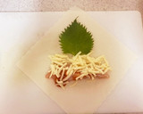 ＊チーズとろとろ♩ささみのピザ春巻き＊作り方2写真