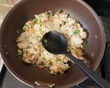 mちりめんじゃこと桜えびのチャーハン作り方3写真