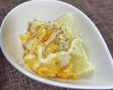 ☆長芋と炒り卵の和え物☆作り方5写真