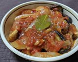 いわしとなすのトマト煮作り方7写真