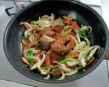 さば味噌缶で★簡単★焼きそば作り方3写真