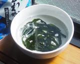 ナスとわかめと生姜のスープ作り方1写真