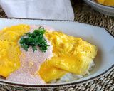 だし香る♡たらこソースのオムライス作り方6写真