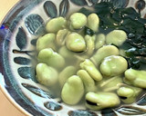 そら豆の酒と白だし煮作り方4写真