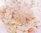 レンチン！ほうれん草の中華チャーハン作り方4写真
