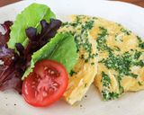 レンジで！新じゃがとパセリのオムレツ作り方4写真