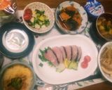 鰆のお造りにレモンとミニトマトを添えて！作り方3写真