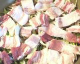 豚バラと舞茸蒸し♡新玉ねぎのせ作り方3写真
