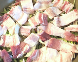 豚バラと舞茸蒸し♡新玉ねぎのせ作り方3写真